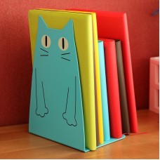 Desk Bookend Cute Animals Cats School Shelves Holder Iron Stands Books Organizer   132722578650